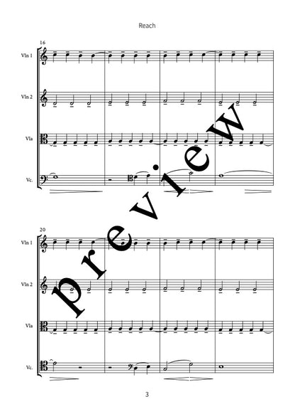 Reach (for string quartet)