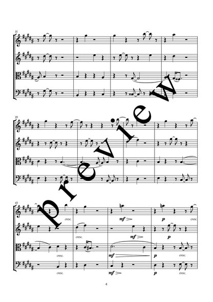 Growing Apart (for string quartet)