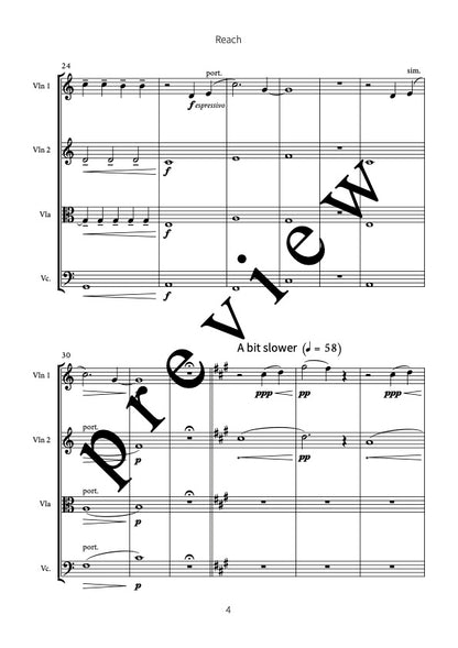 Reach (for string quartet)