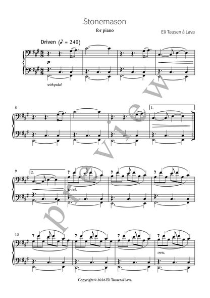 Stonemason (for piano)